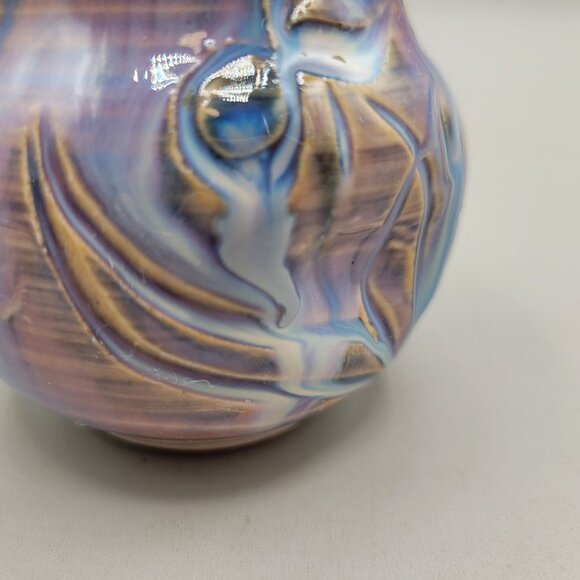 Peggy Steffes IRIS Hand Thrown Pottery Pitcher Montana - Picture 8 of 8